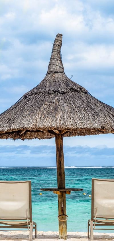 Rejser til Mauritius, Friday Attitude, Solsenge med udsigt til Det Indiske Ocean