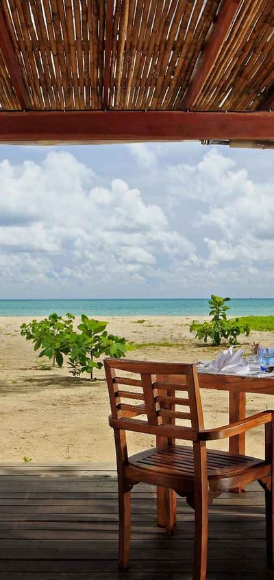 Thailand, Khao Lak, Bangsak Village, Beach Dining