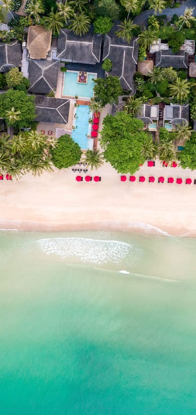 Thailand, Koh Phangan, Anantara Rasananda, Strand Udsigt