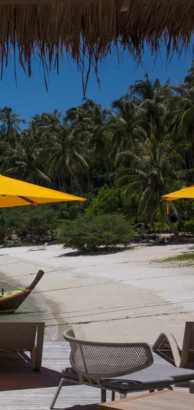 Thailand, Koh Tao, The Beach Club Haadtien, Strand Udsigt