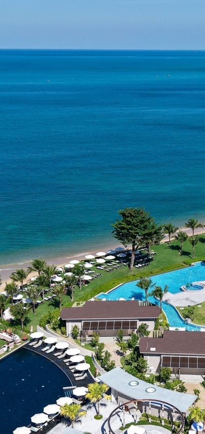 Thailand khao lak the little shore khao lak katathani bird eye