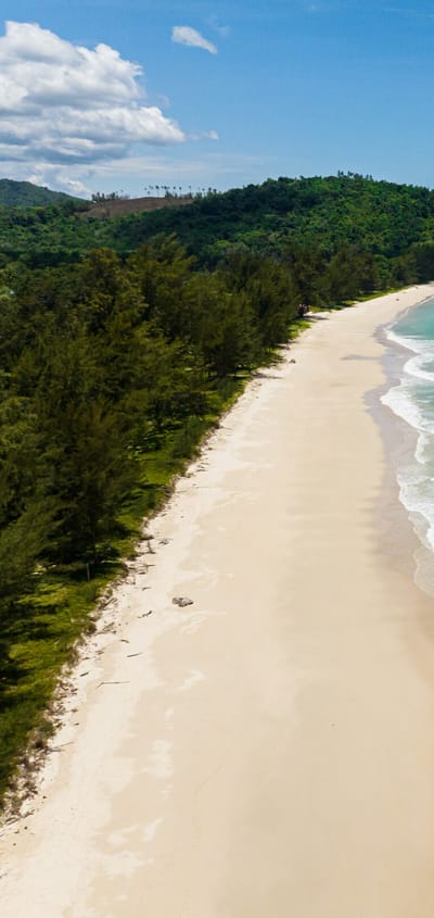 smuk sandstrand, borneo, malaysia
