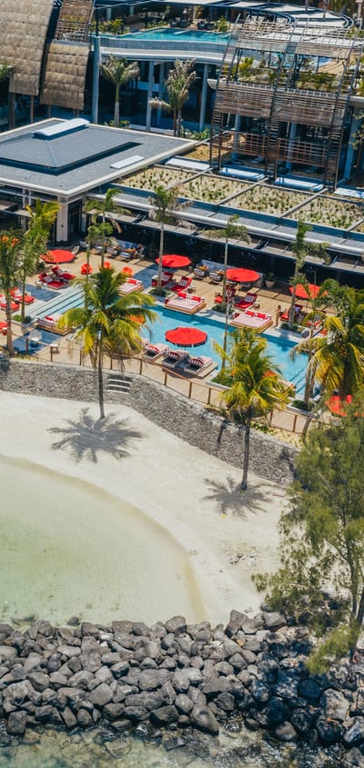 mauritius lux grand baie set fra oven