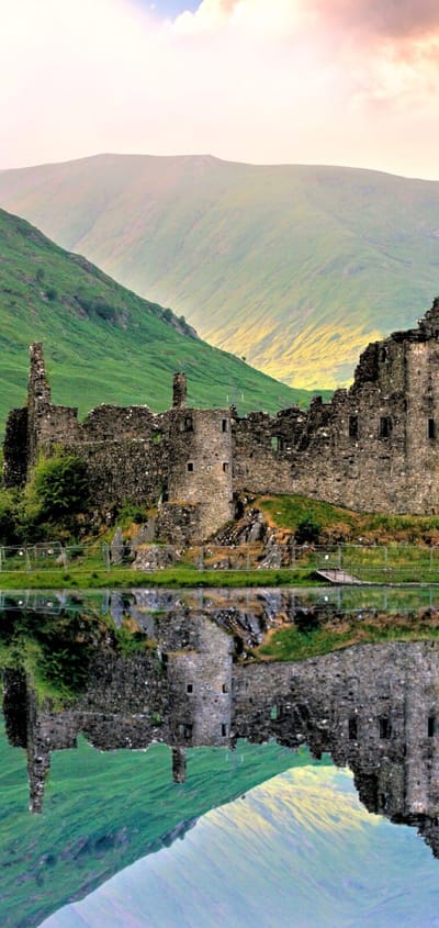 Skotland Kilchurn slot ved lock