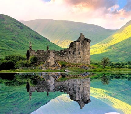 Skotland Kilchurn slot ved lock