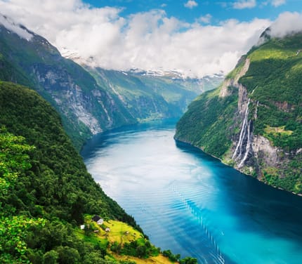 Norge geirangerfjorden