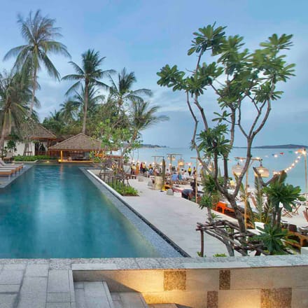 Thailand, Koh Samui, Banana Fan Sea Resort, Pool Område