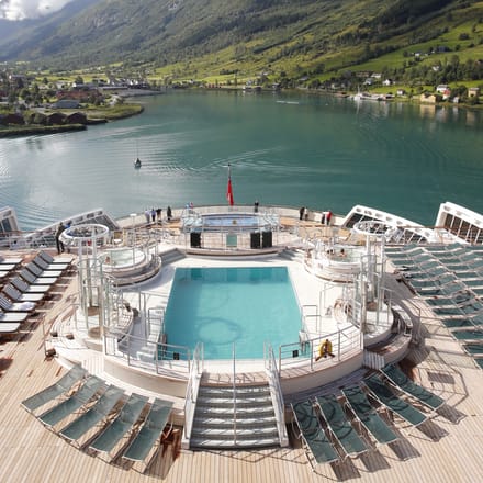 pooldækket på Cunard
