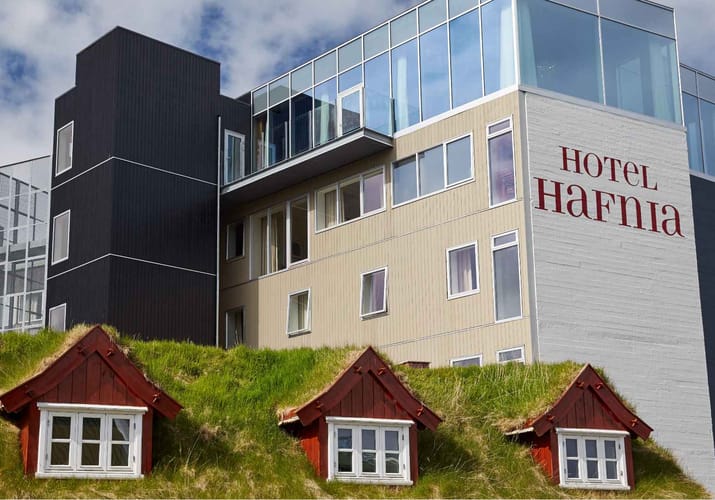 F&aelig;r&oslash;erne Torshavn Hotel Hafnia, Hotel Facade, Centrum
