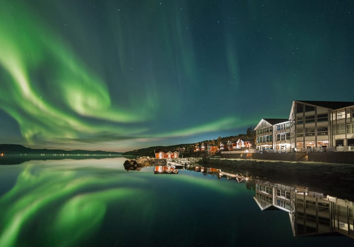 Norge Malangen Resort Northern Light