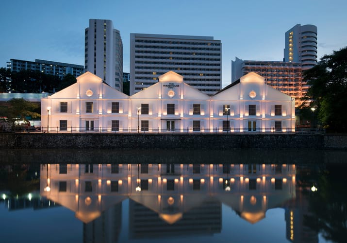 singapore the warehouse facade straight scaled hotel aften