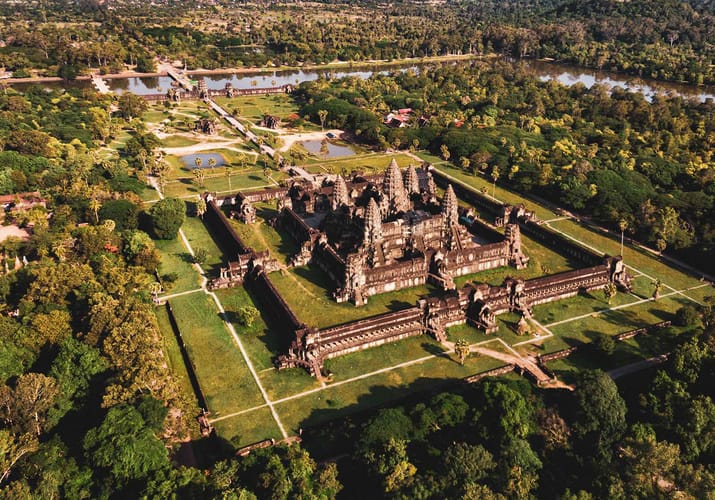 cambodja siem reap luftfoto