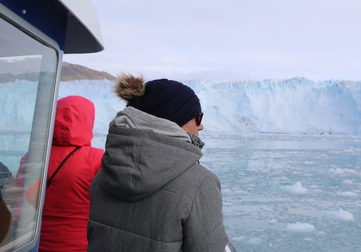 Gr&oslash;nland Ilulissat, Eqi, Gletsjer, K&aelig;lvende Br&aelig;, Diskobugten, Natur, Udflugt