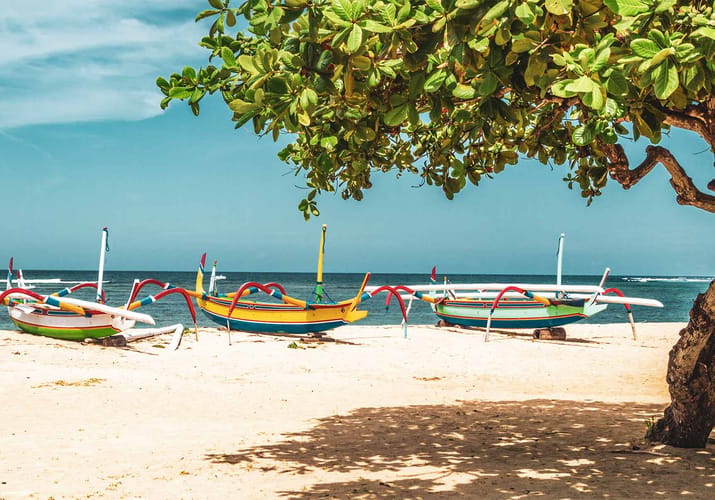 Indonesien Bali strand baade