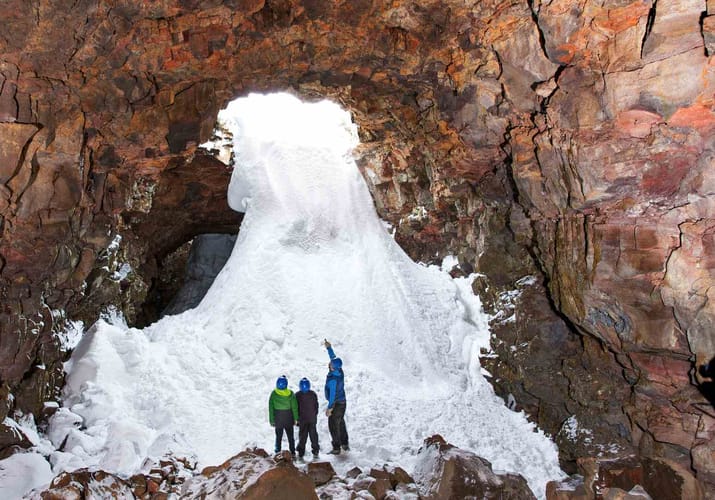 Island Sydisland Reykjavik lavatunnel udflugt
