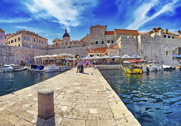 kroatien dubrovnik havn.sck