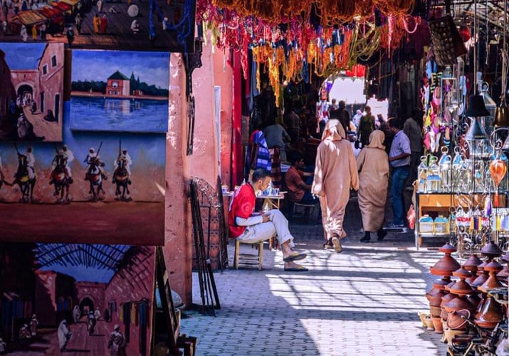marrakech marked souk