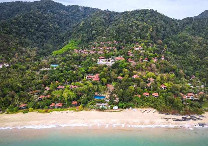 Rejser til Thailand, Koh Lanta, Pimalai Resort & Spa, stranden