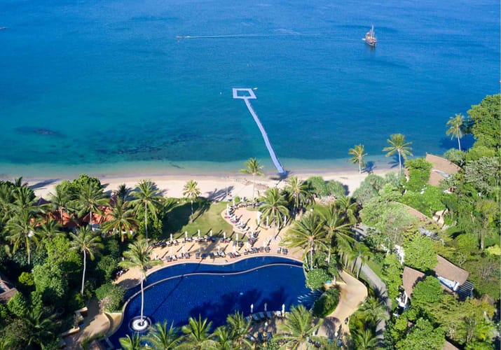 Thailand, Koh Lanta, Rawi Warin Resort & Spa, Pool View