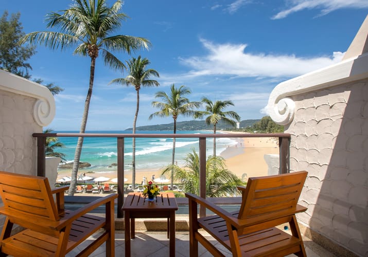 Rejser til Thailand, Phuket, Beyond Resort Karon, premier værelse sea view