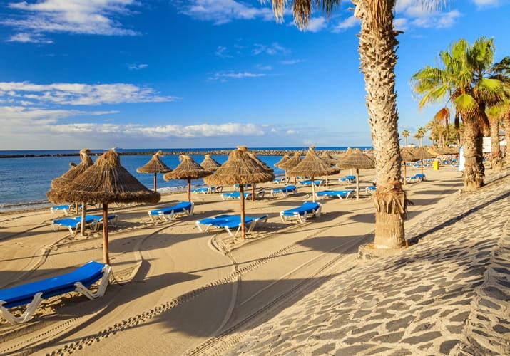 kanariske oeer Tenerife strand solstole scaled