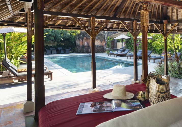 Indonesien Bali sanur the pavilions pool side