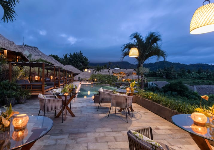 Indonesien Bali sidemen valley samanvaya pool view scaled aften