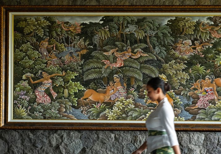 Indonesien, Bali, Ubud Adiwana Suweta, Staff