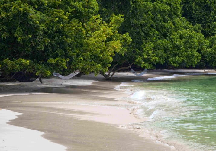 Malaysia Borneo gaya island strand regnskov scaled resort