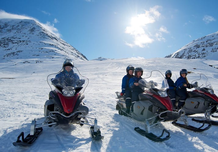Norge tromsoe Tamok-dalen dalen snescootertur2