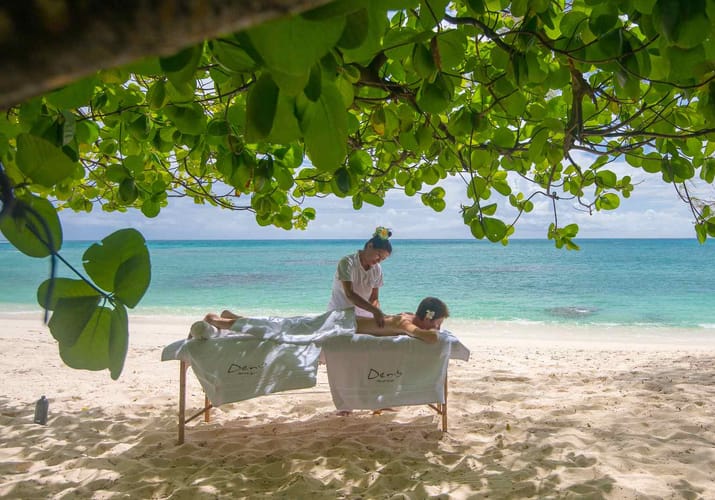 seychellerne denis island denis private island massage resort