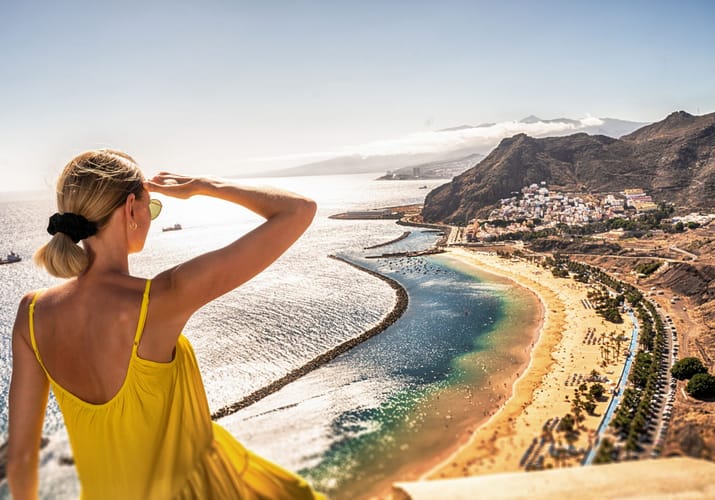 Spanien Tenerife dame gult scaled