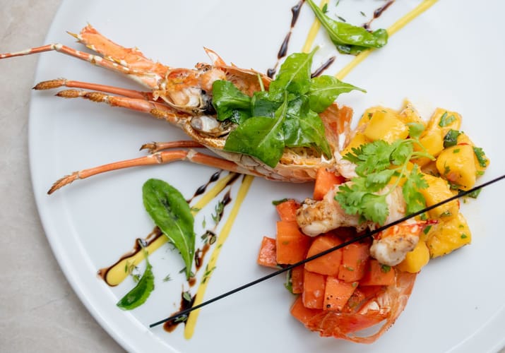 Thailand, Khao Lak, Devasom, Food Set Up