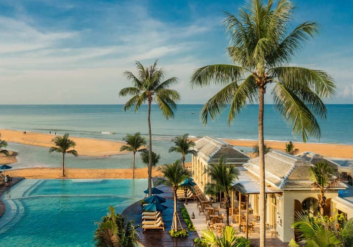 Thailand, Khao Lak, Devasom, Pool View