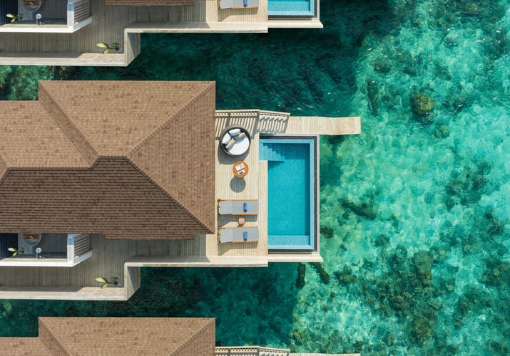 maldiverne avani plus fares over water pool villa