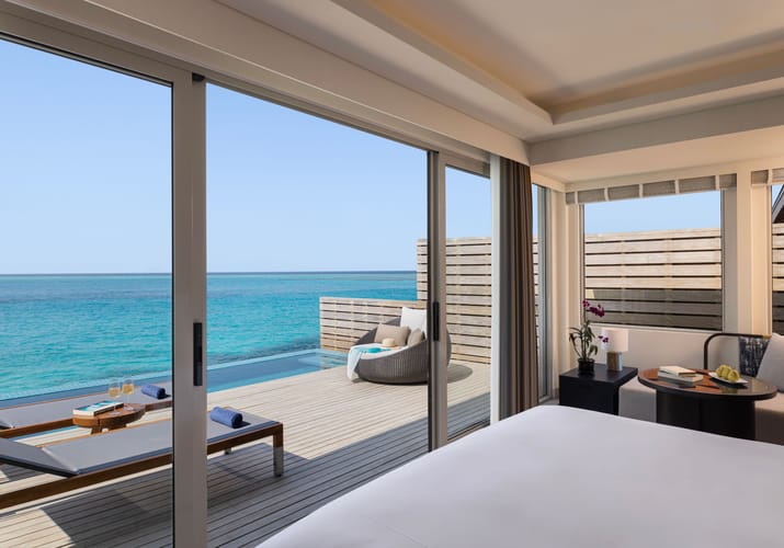 maldiverne avani plus fares over water pool villa