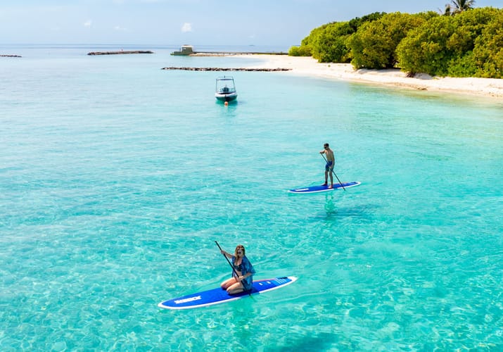 maldiverne avani plus water sports sup