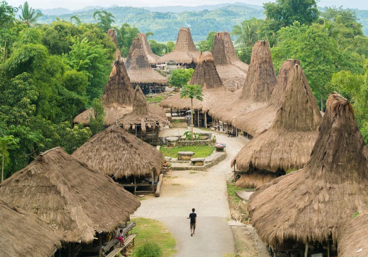 Indonesien sumba uma mbatangu hytter