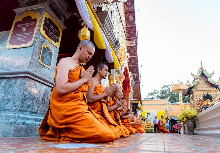 Thailand uthai thani munke tempel