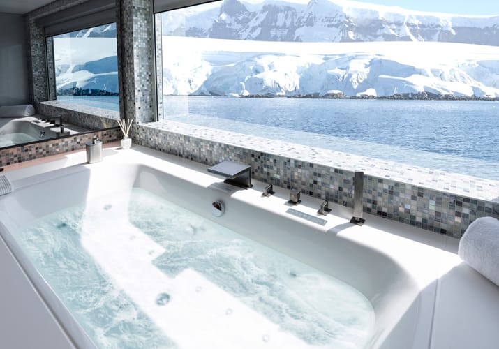 owners penthouse suite scenic eclipse bathroom antarctica scaled