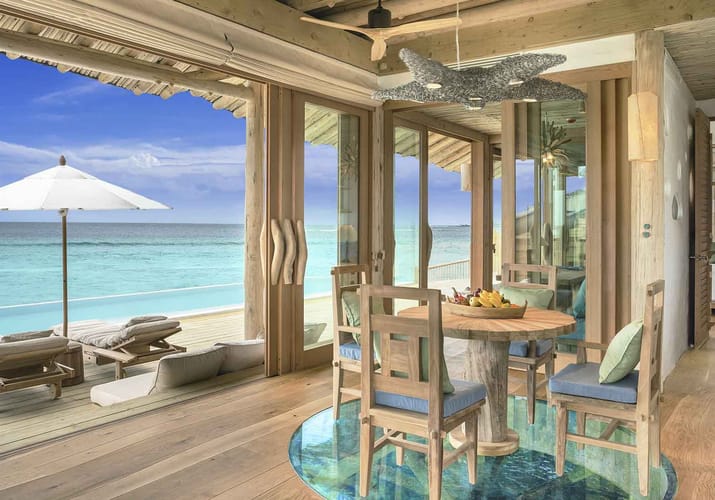 maldiverne soneva fushi bedroom water retreat living room