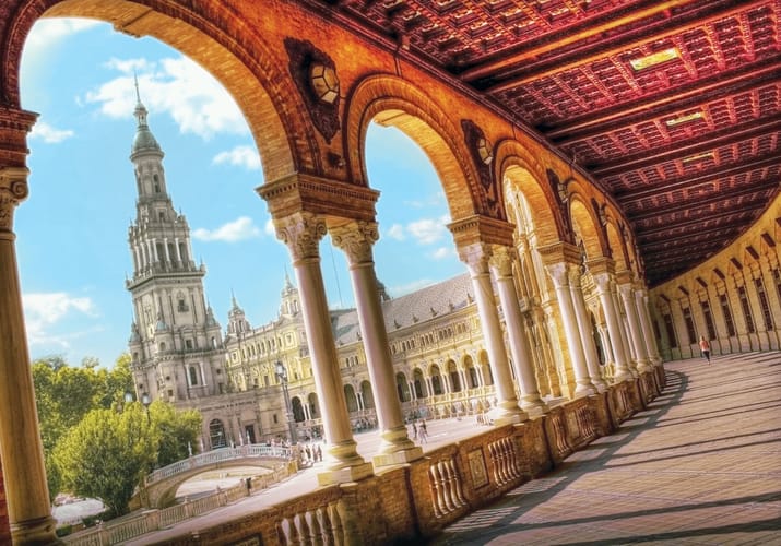 Spanien sevilla plaza espana gty