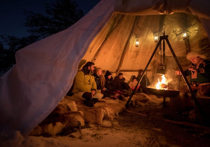 Norge Malangen Resort Sami Storytelling