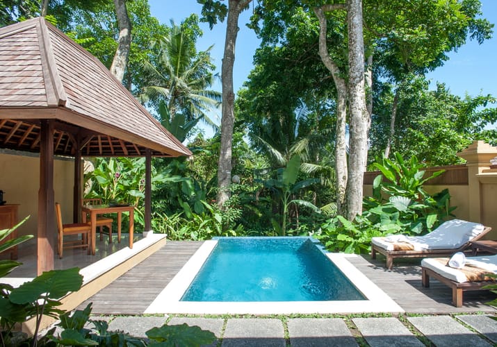 Indonesien Ubud Komaneka at Monkey Forest Pool