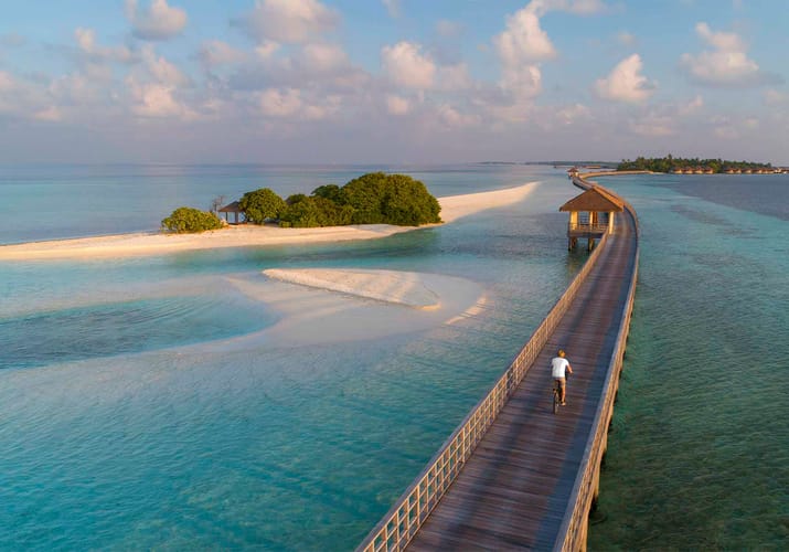 Rejser til Maldiverne, The Residence Maldives at Dhigurah, Broen mellem The Residence Maldives at Dhigurah & Falhumaafushi