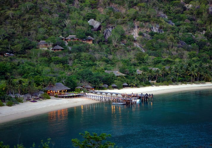 Vietnam Nha Trang Six Senses Set udefra