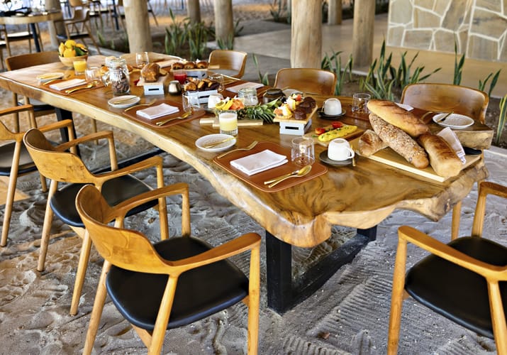 Tanzania Zanzibar Bawe Island The Sand Restaurant Morgenmad