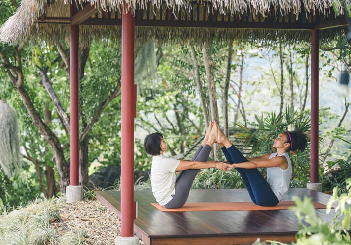 Thailand, Koh Samui, Kamalaya Koh Samui, En Til En Yoga