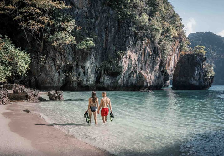 Thailand, Koh Yao Noi, Six Senses Yao Noi, Snorkeling Strand