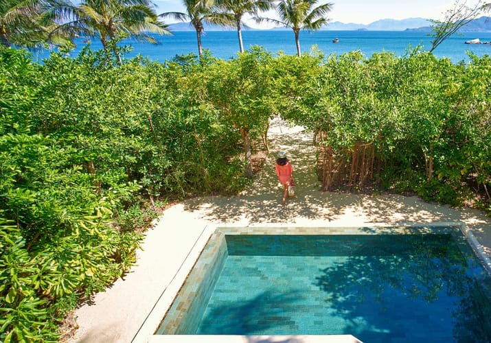 Vietnam Nha Trang Six Senses Beach Villa Exterior